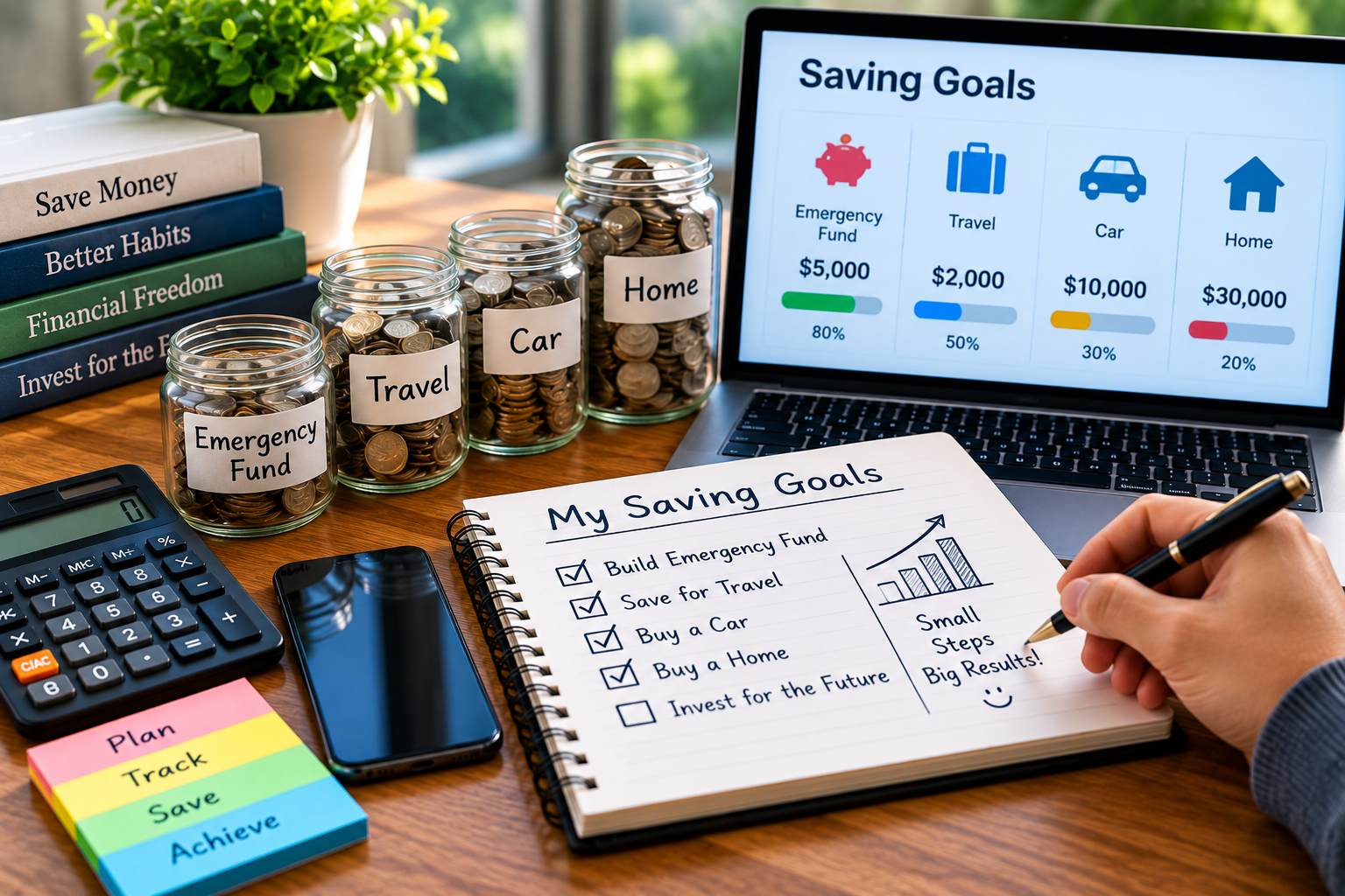 Savings goals and emergency fund planning