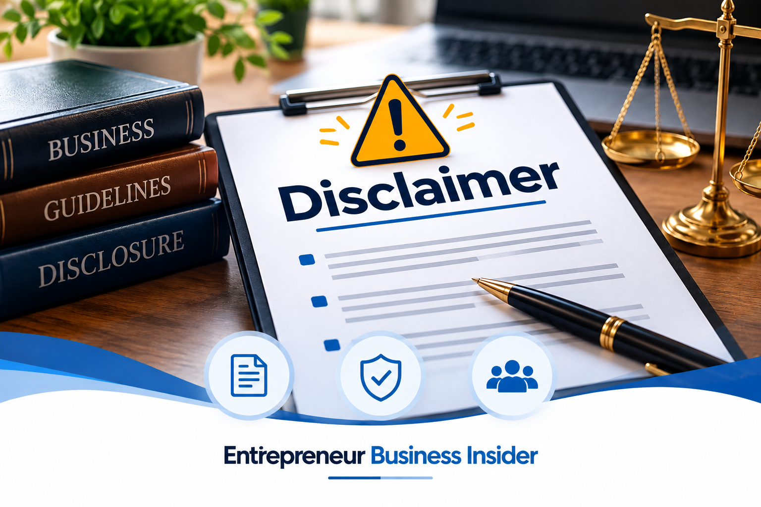Disclaimer for Entrepreneur Business Insider