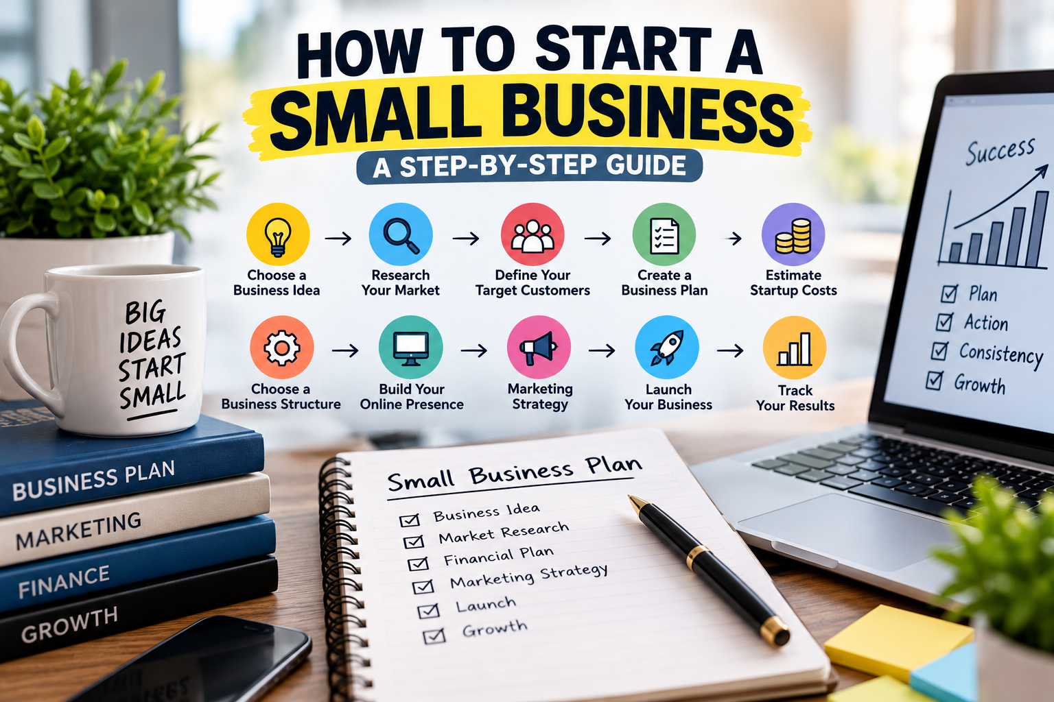 How to start a small business step by step