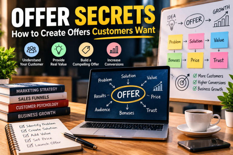 Offer Secrets: How to Create Offers Customers Want